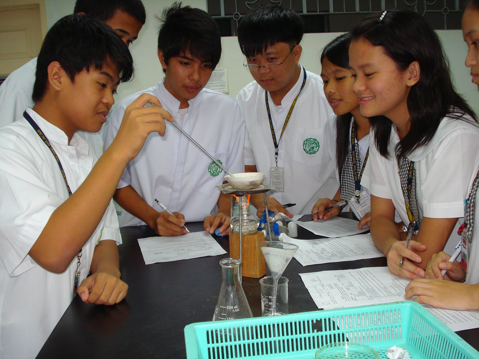 A Chemistry class